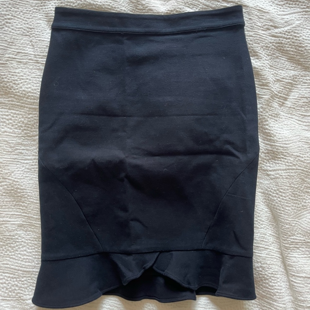 Navy Anne Taylor Pencil Skirt